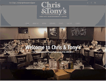 Tablet Screenshot of chrisandtonys.com